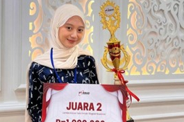 Mahasiswa BKPI UIN Madura Ukir Prestasi Nasional, Arinal Haq Fauziah Raih Juara 2 LKTIN di Gedung DPR RI